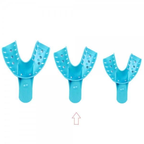 Disposable Impression Trays, Medium Lower No. 4, PK/10