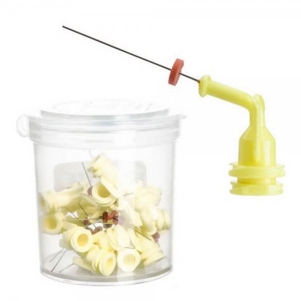 NaviTips 29G, Yellow (21mm Length), Controlled Apex Delivery