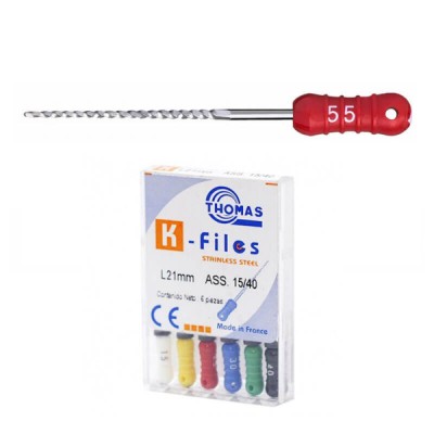 Thomas K-File 31mm No. 80 Stainless Steel