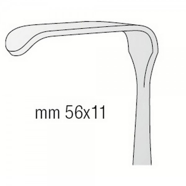 Retractor Kocher 56x11mm