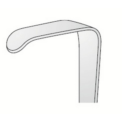 Retractor Langenbeck 40x13mm