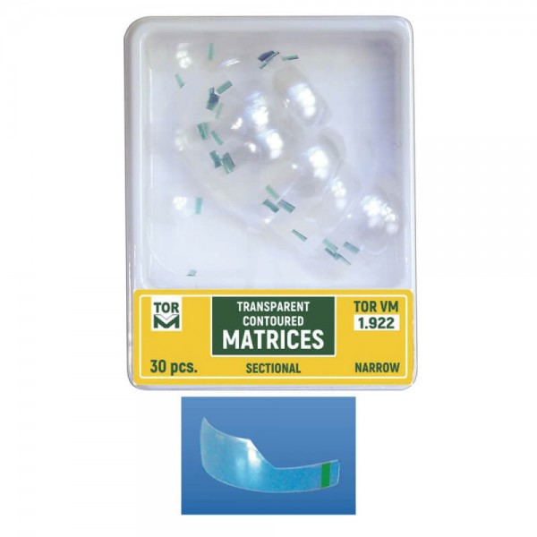 Layan Transparent Sectional Contoured, Narrow Matrices 5mm