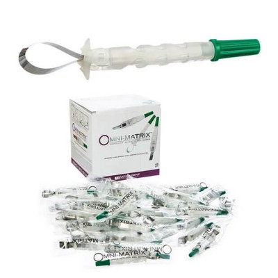Omni-Matrix SS, Winged 6.5 mm 0.0015" (.038 mm) Green, PK/48