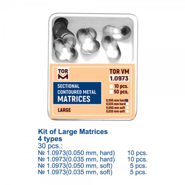 Sectional Contoured Matrices Large, Hard, PK/50