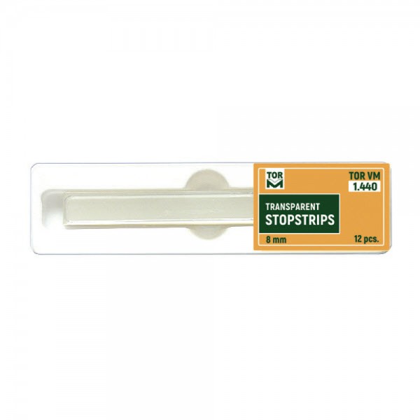 Transparent Stopstrips, 8mm Width, 100mm Length