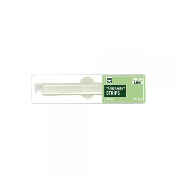 Transparent Strips, 10mm Wide, 100mm Long
