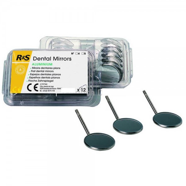 Aluminum Mouth Mirrors No. 4 (Ø 22 mm)