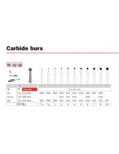 314- Diaswiss carbide round bur