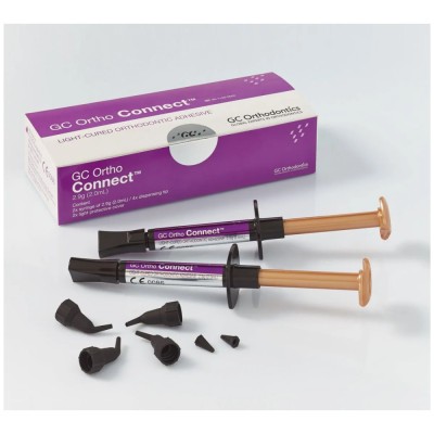 GC Ortho Connect, LC Adhesive Kit with Integrated Primer, 2.9g Syringe, PK/2