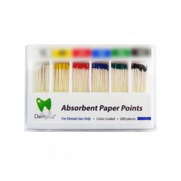Dentplus Absorbent Paper Points, No. 35, PK/200