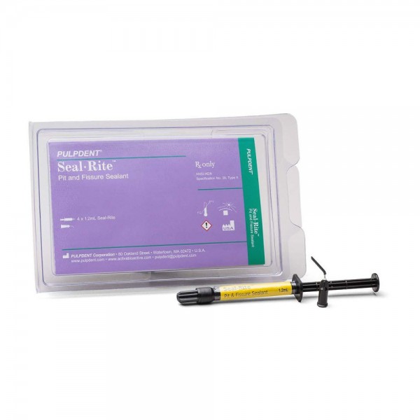 Seal-Rite Pit & Fissure Sealant LC, Fluoride-Releasing, 1.2ml Syringe