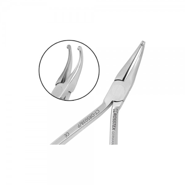 Orthodontic Pliers How Utility, Angled, 12.5 cm, 3 mm Dia Beak