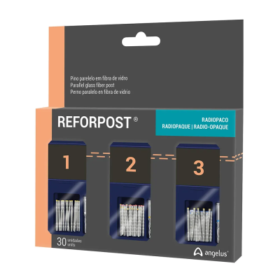 Angelus Reforpost, Glass Fiber Post Kit, 30 Posts with Drills