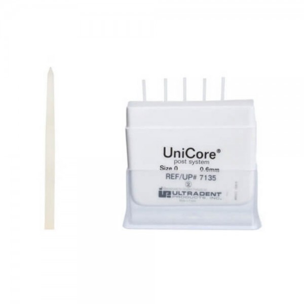 UniCore Post Size No. 0 (0.6mm) White