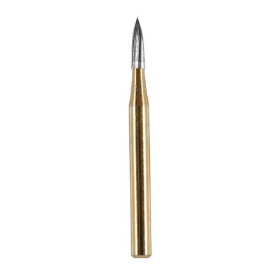 Finishing Carbide Bur, FG 010, Flame, 12 Flutes ISO No. 246