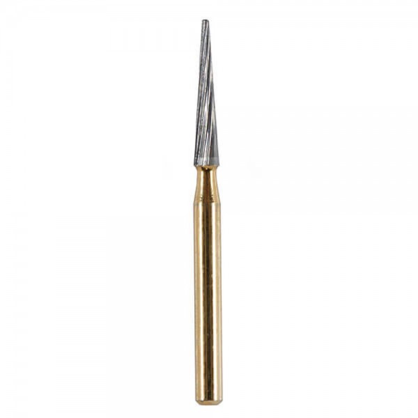 Finishing Carbide Bur, FG 014, Cone, 12 Flutes ISO No. 135