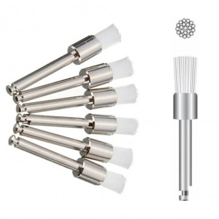 Prophy Brush, Nylon Bristles, Flat End, Latch Type (RA)