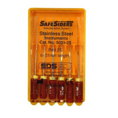 SafeSiders Nickel-Titanium Refill (Orange, 25mm Length), No. 04