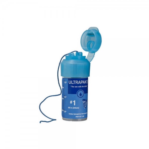 Ultrapak E, Knitted Retraction Cord (with Epinephrine) Size No. 1