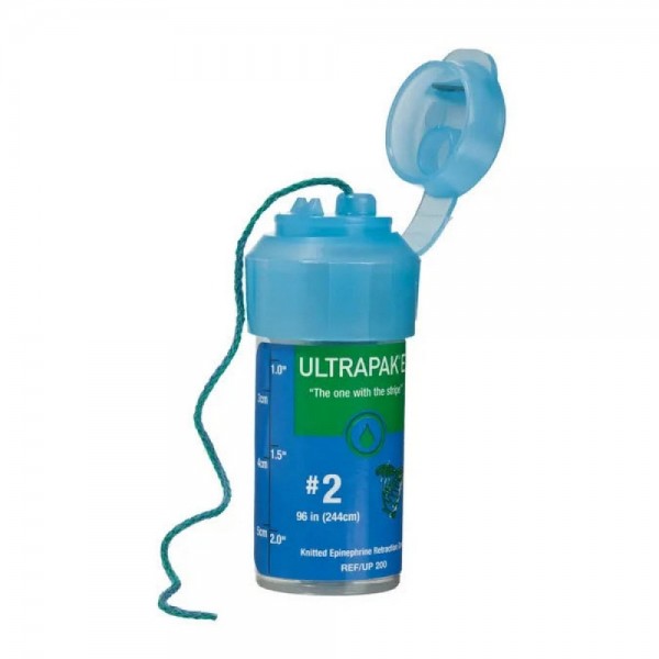 Ultrapak E, Knitted Retraction Cord (with Epinephrine) Size No. 2
