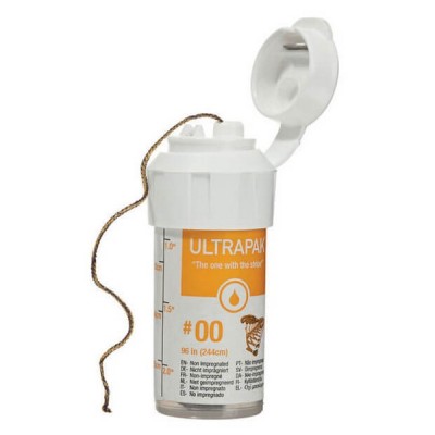 Ultrapak, 100% Cotton Knitted Retraction Cord, Size No. 00