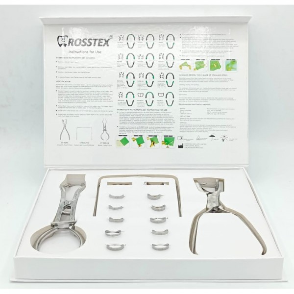 Rubber Dam Set, 15 Pcs