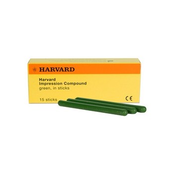 Harvard Impression Compound green Box with 15 sticks 125 g