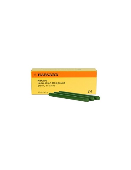 Harvard Impression Compound green Box with 15 sticks 125 g