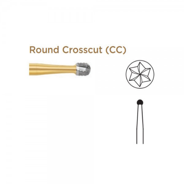 MultiPrep Carbide Bur Standard, Round, FG-014