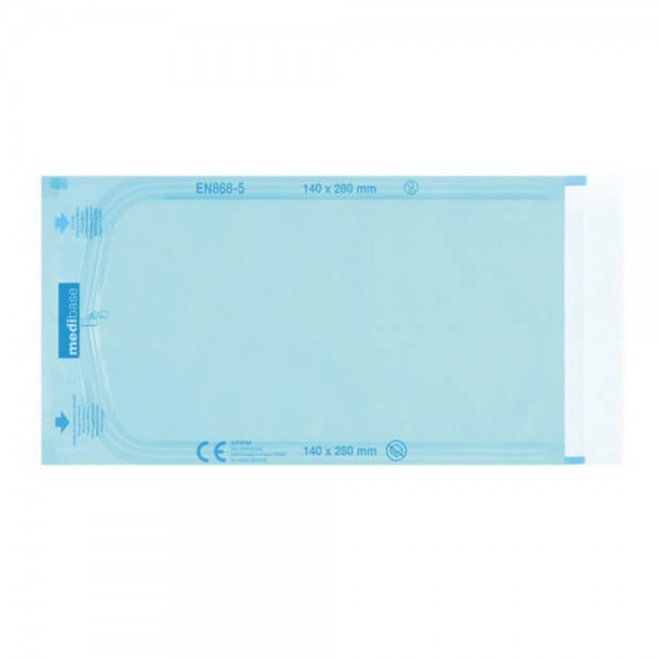 Self-Sealing Sterilization Pouch, (3.5" x 4" / 9 cm x 11.5 cm)