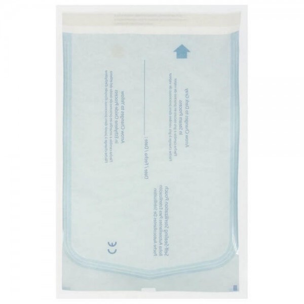 Self-Sealing Sterilization Pouch, (5.25" x 11" / 13.3 cm x 27.9 cm)