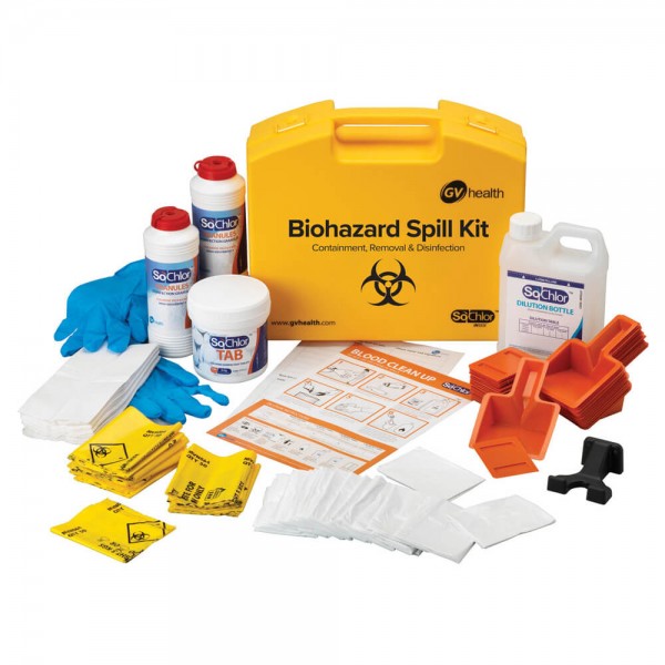 Biohazard Spill Kit (Multi/25 Blood Spills/Chlorine based)