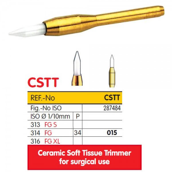 Ceramic Bur Soft Tissue Trimmer