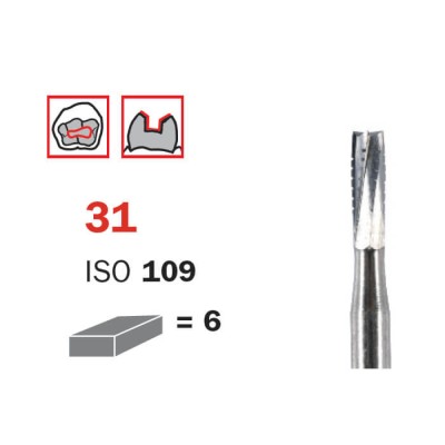 Surgical Carbide Bur, FG 010, X-Long, Cylinder ISO No. 109