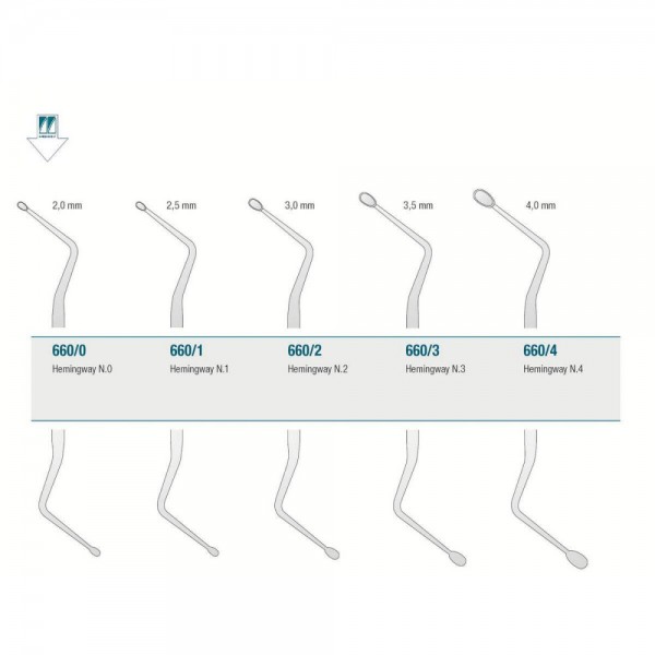 Bone Curette Hemingway N.0