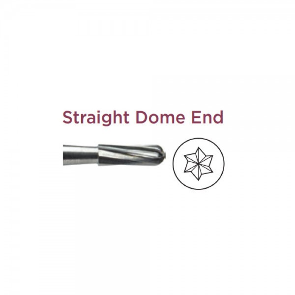 Operative Carbide Bur, Straight Dome End, FG-012