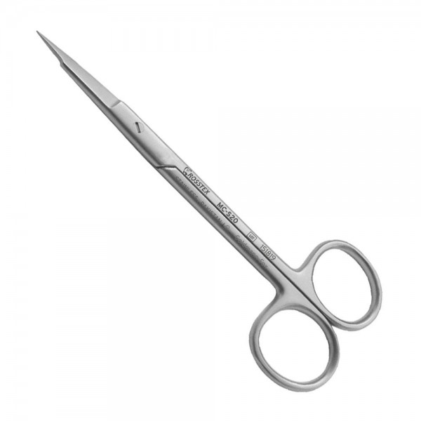 Surgical Scissor Goldmann-Fox, 13.0 cm, Serrated/Straight, T/C