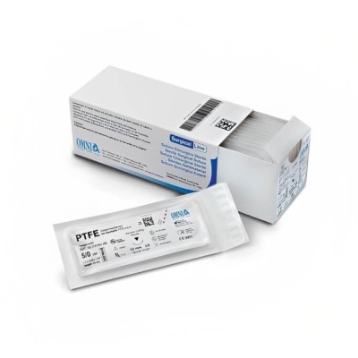PTFE Suture, 6/0 Cutting Edge, 11mm, 1/2 Circle Reverse Cutting