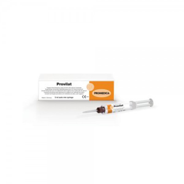 Provilat, Temporary Eugenol-free Luting Cement, Syringe