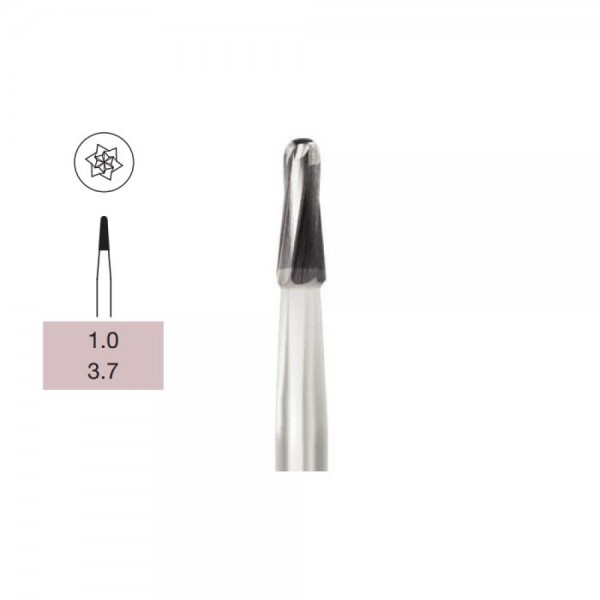 Operative Carbide Bur, Taper Dome End, FG-010