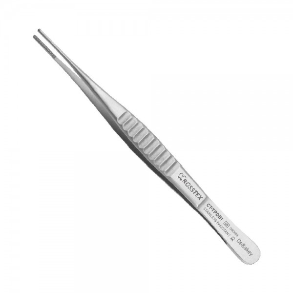 Tissue Plier DeBakey, Straight, 15.0 cm