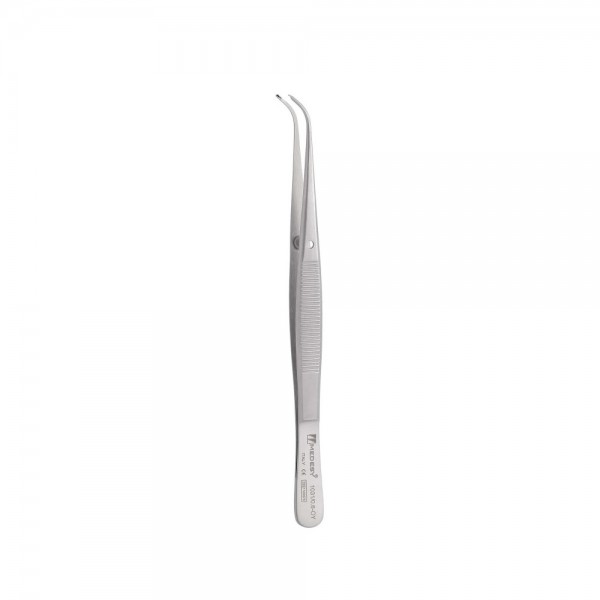 Tissue Tweezer Semken 0.6mm, Curved 1x2