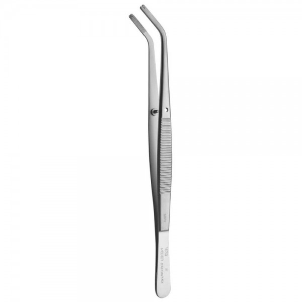 Tweezer For Suture Curved