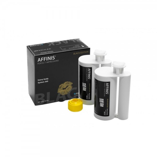 Affinis Heavy Body Impression Material, Black Edition, 2x380ml