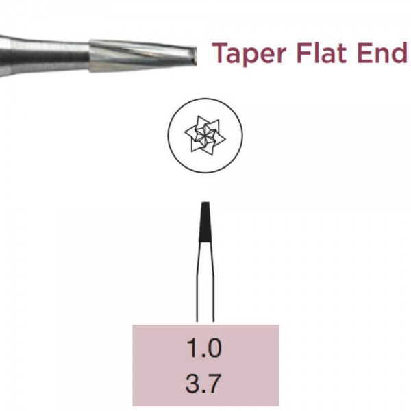Operative Carbide Bur, Taper Flat End, RA-010
