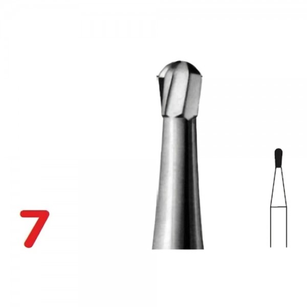 Pear Carbide Dental Burs FG7, FG-008