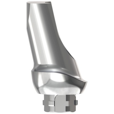 Prepable Ti Abutment, 1mm, 15°, Narrow Incisor
