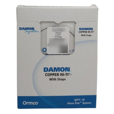 Damon Ultima Cu-NiTi Rectangular Wire with Stops, 0.018" x 0.0275"