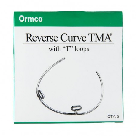 Reverse Curve TMA with T Loop, 30mm, Blue, .016 x .022