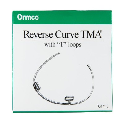 Reverse Curve TMA with T Loop, 34mm, Black, .016 x .022